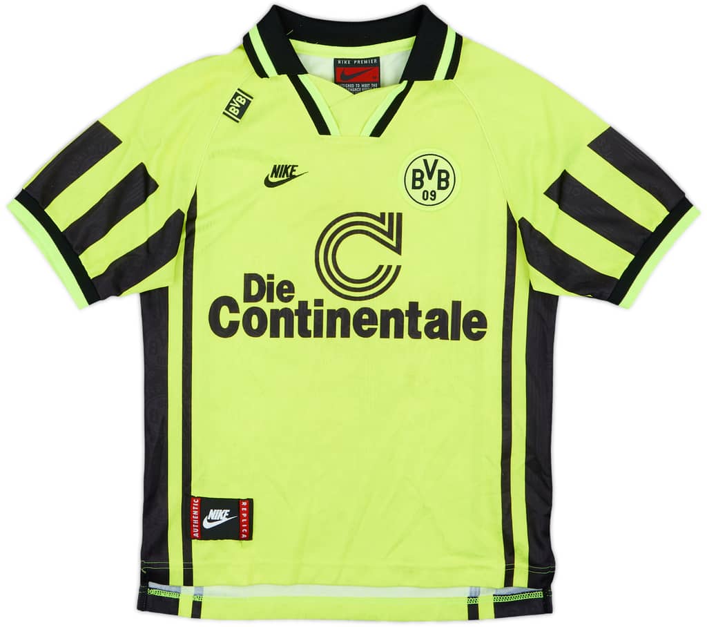 Camiseta de local del Borussia Dortmund 1996-97 - 8/10 - (Niños M)