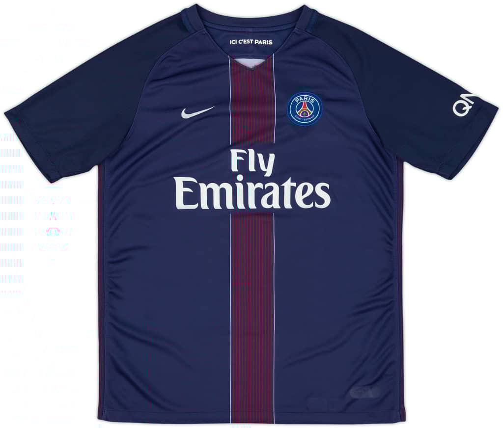 2016-17 Paris Saint-Germain Home Shirt - 8/10 - (XL.Boys)