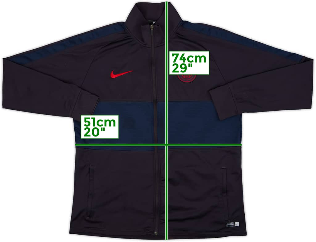 2019-20 Paris Saint-Germain Nike Track Jacket - 5/10 - (L)