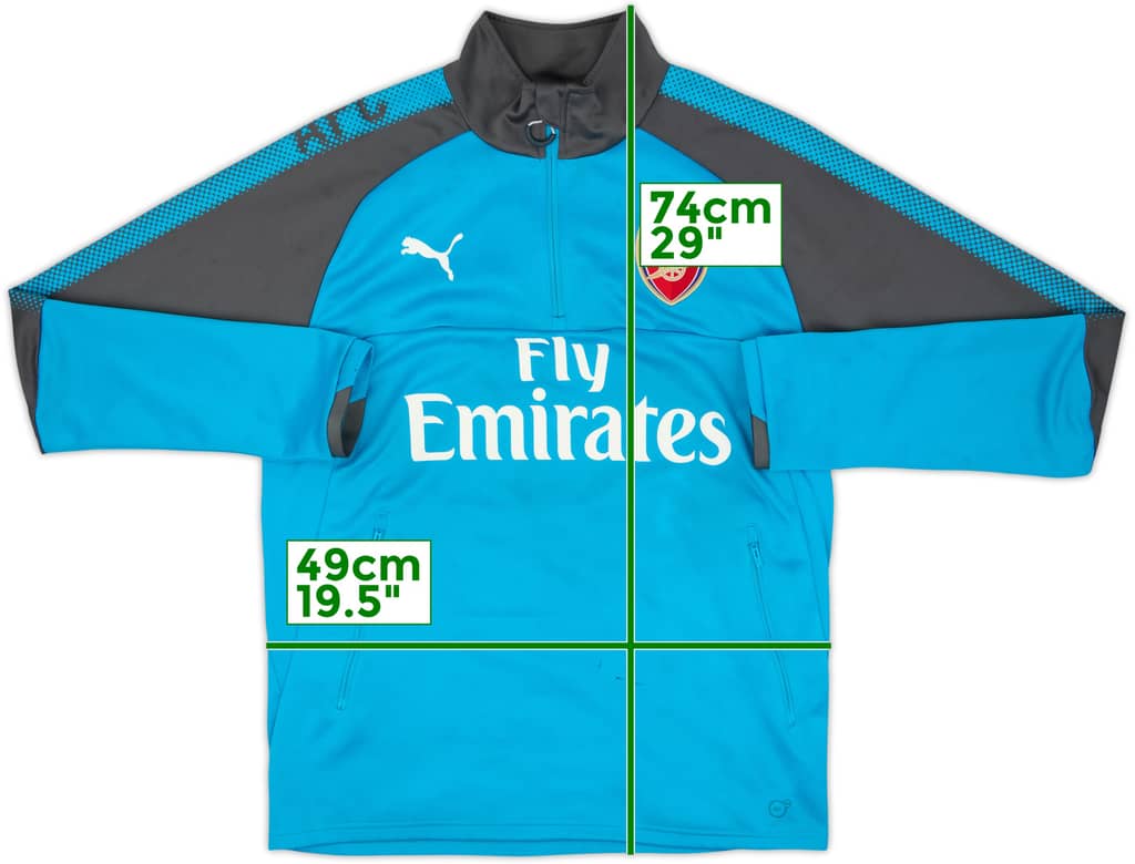 2017-18 Arsenal Puma 1/4 Zip Drill Top - 6/10 - (M)