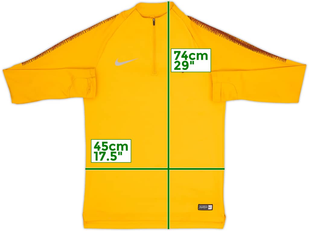 2018-19 Roma Nike 1/4 Zip Drill Top - 7/10 - (S)