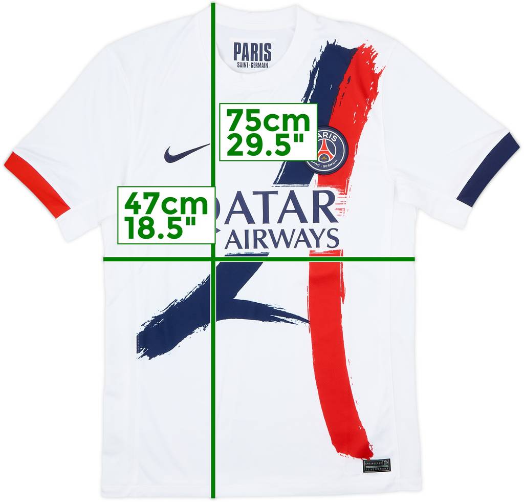2024-25 Paris Saint-Germain Away Shirt - 10/10 - (S)