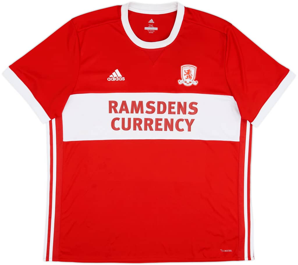 2017-18 Middlesbrough Home Shirt - 5/10 - (XXL)