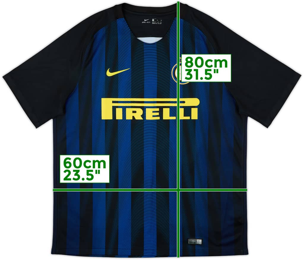 2016-17 Inter Milan Home Shirt - 8/10 - (XL)