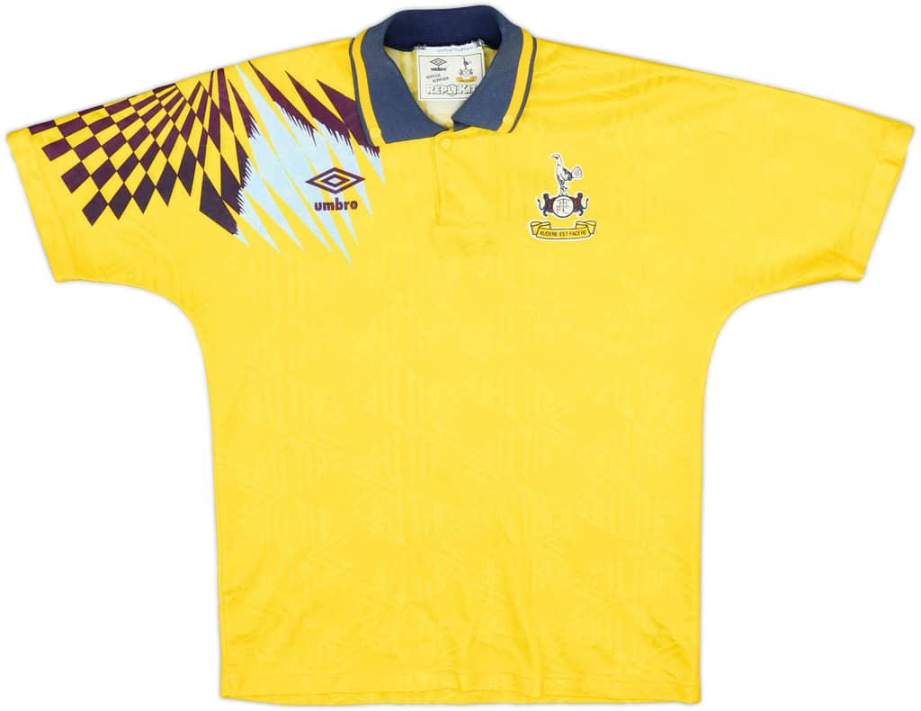 1991-95 Tottenham Away Shirt - 8/10 - (S.Boys)