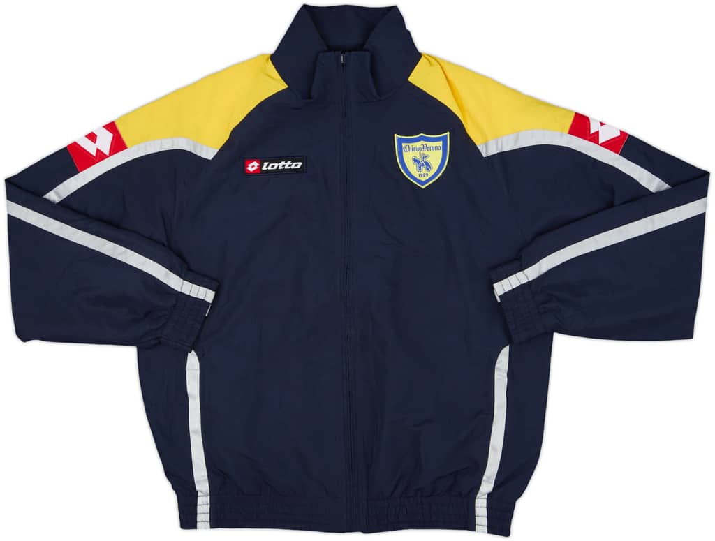 2004-05 Chievo Verona Lotto Hooded Rain Jacket - 8/10 - (L)