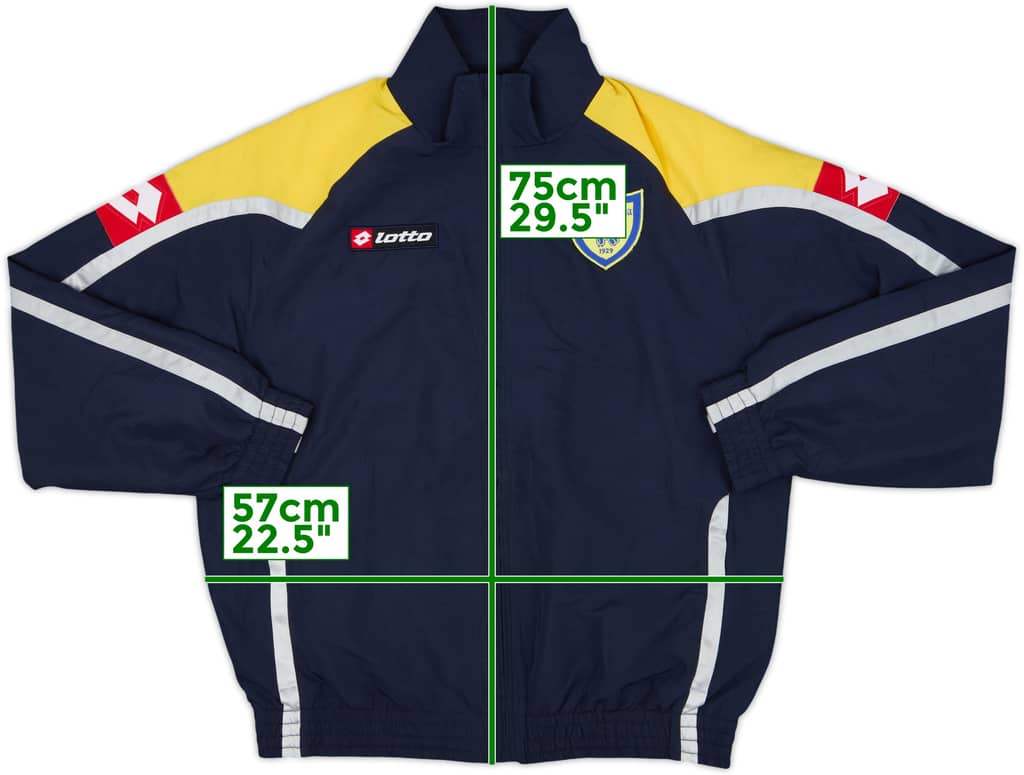 2004-05 Chievo Verona Lotto Hooded Rain Jacket - 8/10 - (L)