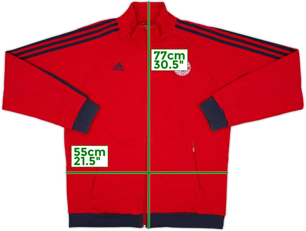 2008-09 Bayern Munich adidas Track Jacket - 8/10 - (L)