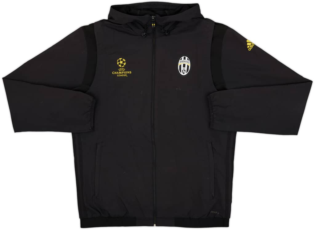 2016-17 Juventus adidas CL Hooded Track Jacket - 6/10 - (L)