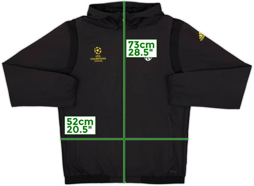 2016-17 Juventus adidas CL Hooded Track Jacket - 6/10 - (L)