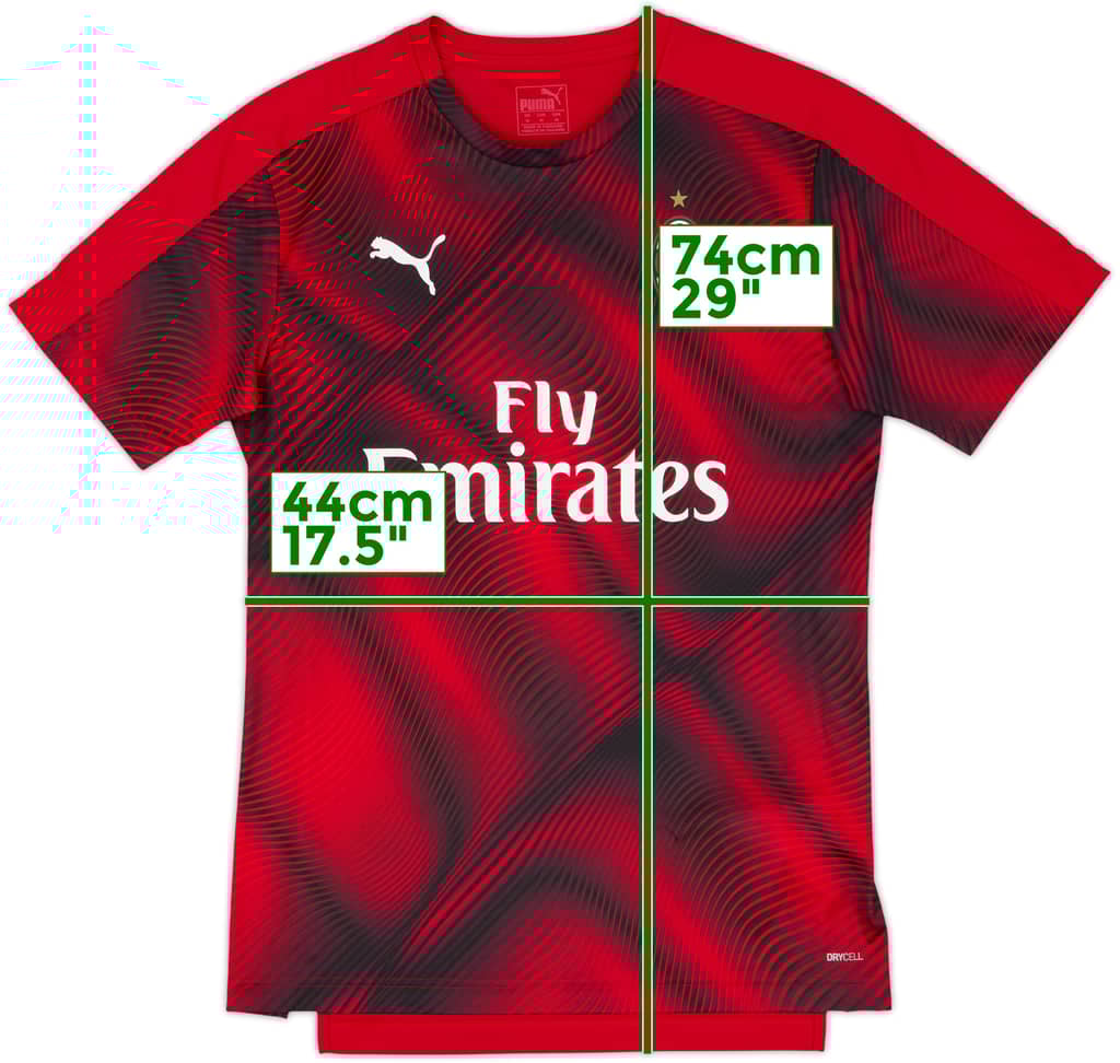 2019-20 AC Milan Puma Training Shirt - 10/10 - (M)