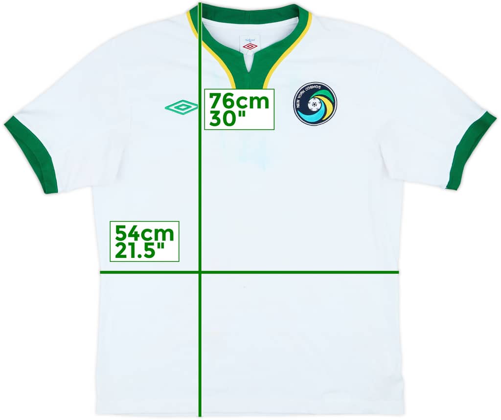 Camiseta de local del New York Cosmos 2011-12 - 7/10 - (L)