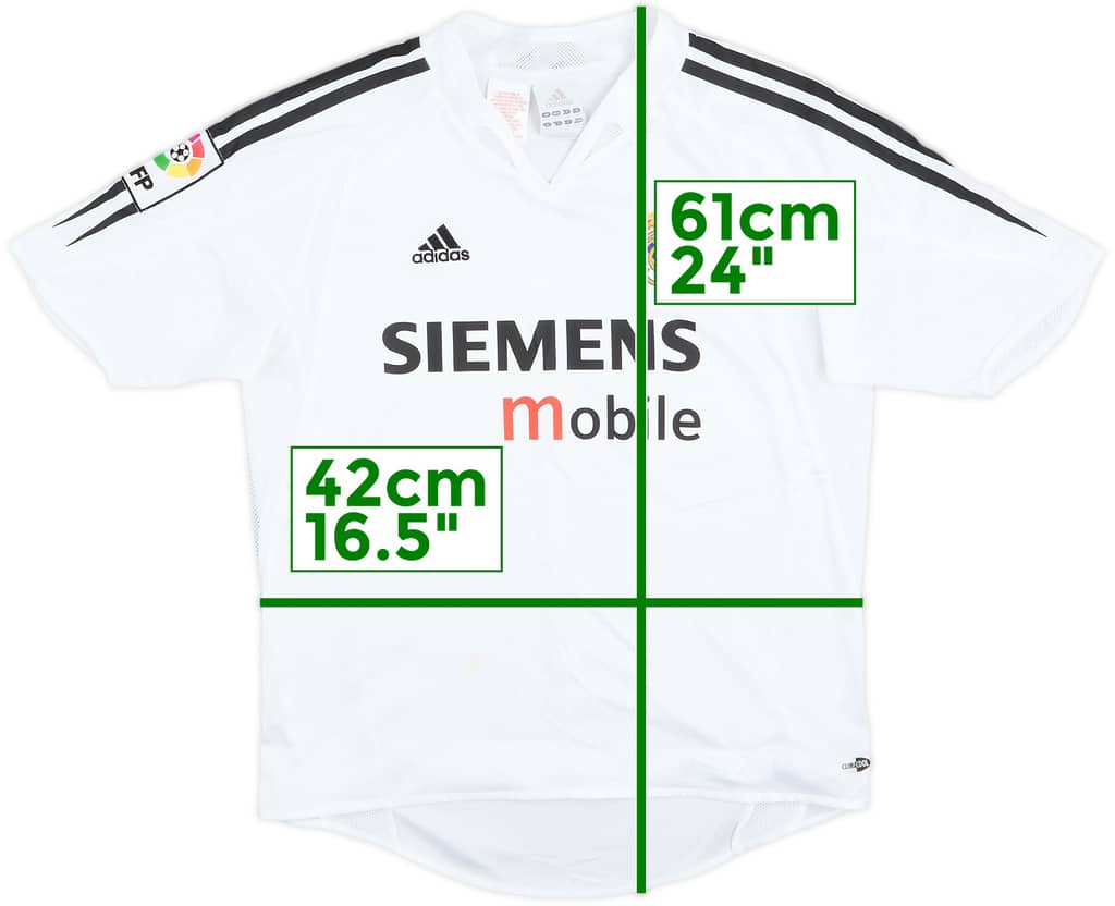 Camiseta de local del Real Madrid 2004-05 - 6/10 - (M. Niños)