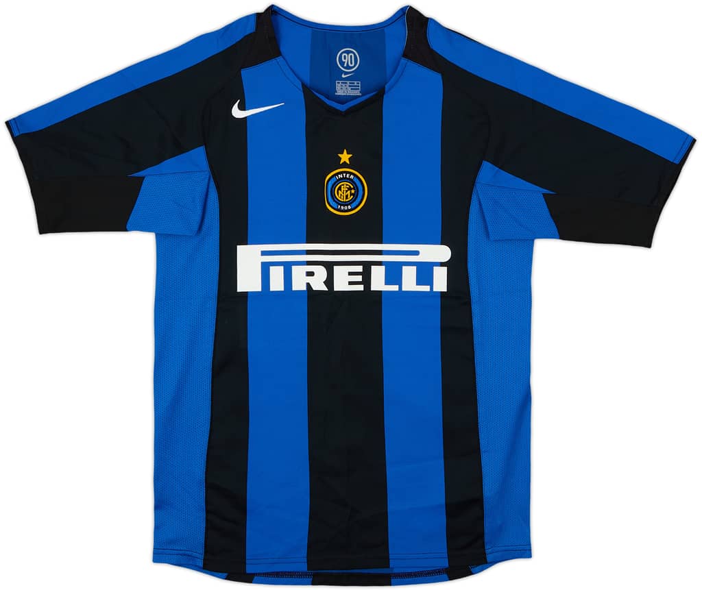 2005-06 Inter Milan Home Shirt - 8/10 - (L.Boys)