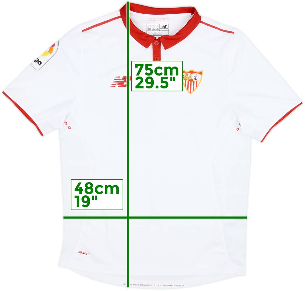 Camiseta de local del Sevilla 2016-17 - 9/10 - (M)