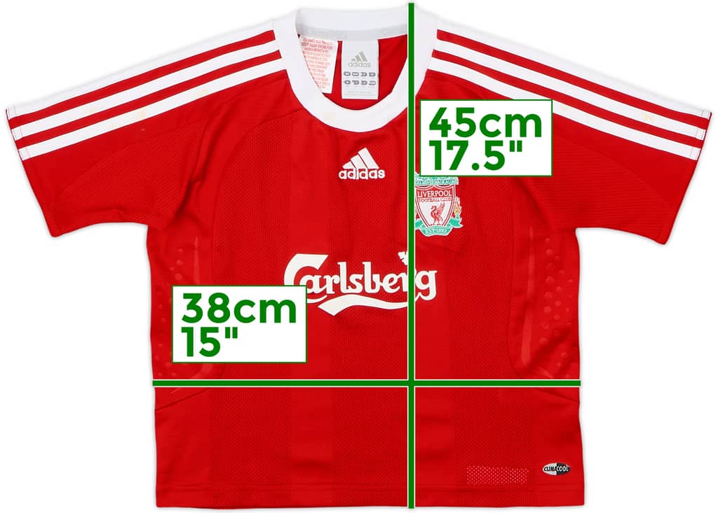 2008-10 Liverpool Home Shirt - 9/10 - (4-5 Years)
