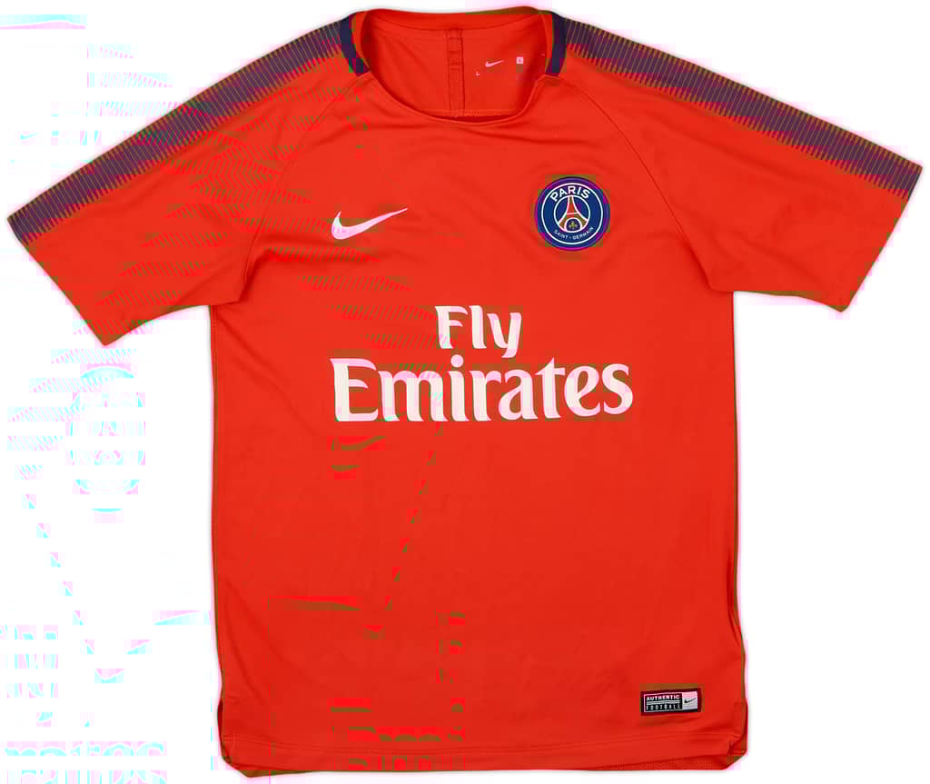 Camiseta Nike de entrenamiento del Paris Saint-Germain 2017-18 - 9/10 - (Niños L)