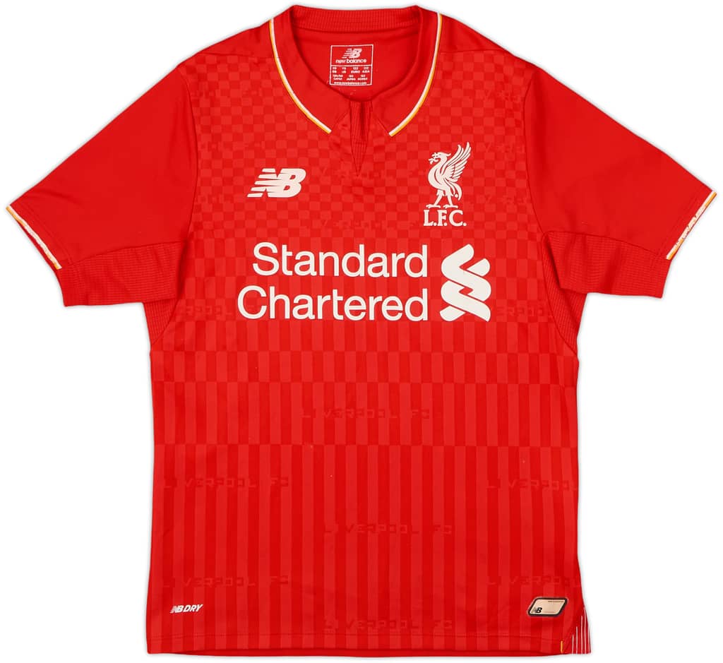 2015-16 Liverpool Home Shirt - 7/10 - (S.Boys)