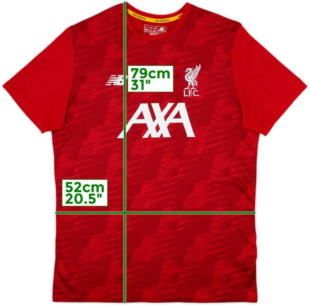 2019-20 Liverpool New Balance Camiseta de entrenamiento - 9/10 - (L)
