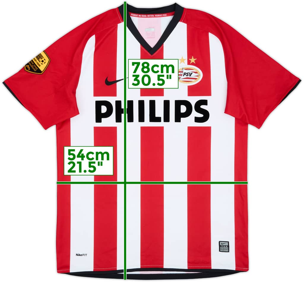 Camiseta de local del PSV 2008-10 - 8/10 - (M)