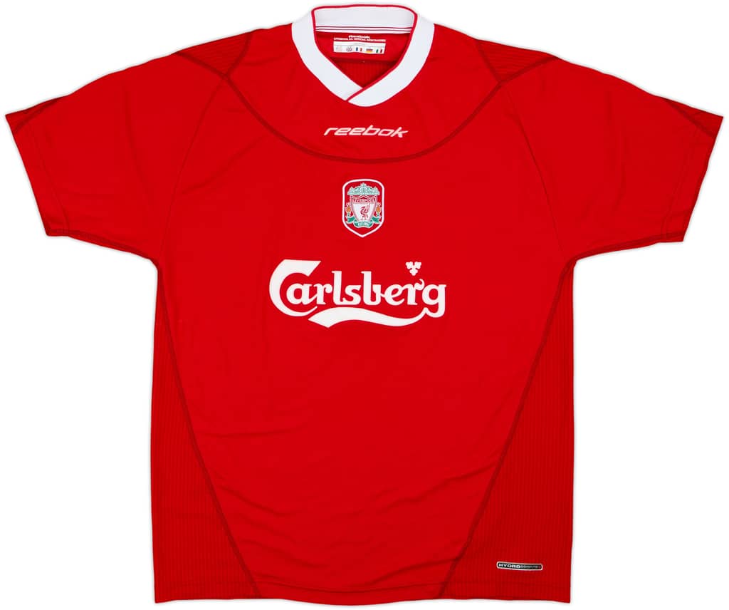 2002-04 Liverpool Home Shirt Omar #10 - 6/10 - (M)