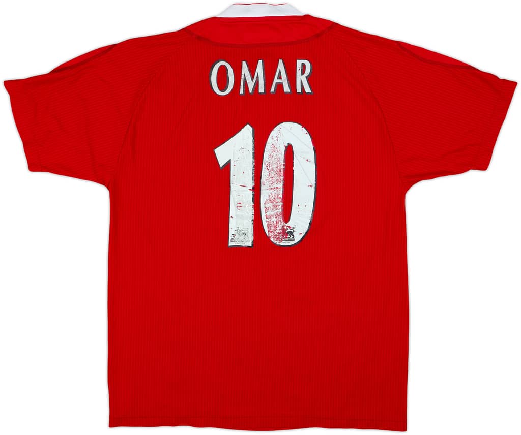 2002-04 Liverpool Home Shirt Omar #10 - 6/10 - (M)