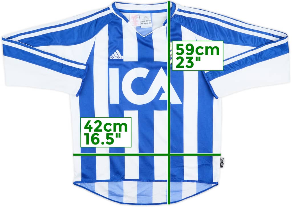 2004 IFK Gothenburg Home L/S Shirt - 8/10 - (M.Boys)