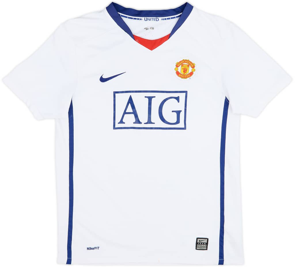2008-10 Manchester United Away Shirt - 6/10 - (L.Boys)