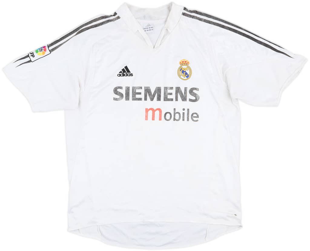 2004-05 Real Madrid Home Shirt - 4/10 - (L)
