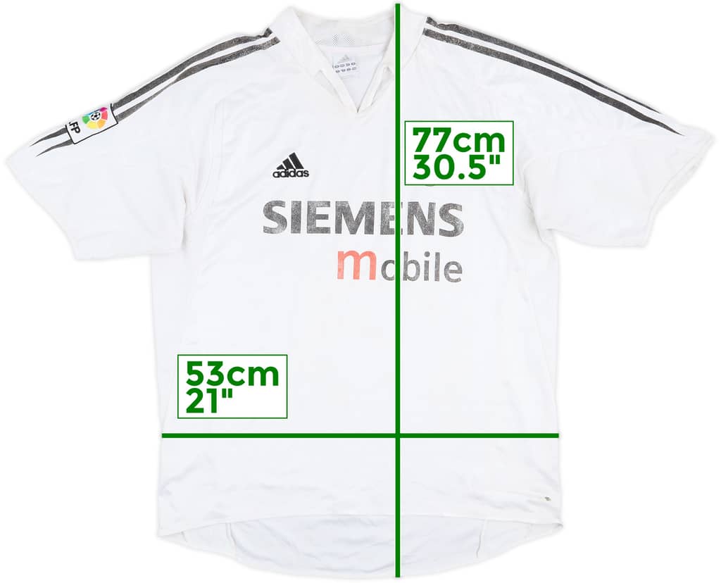 2004-05 Real Madrid Home Shirt - 4/10 - (L)