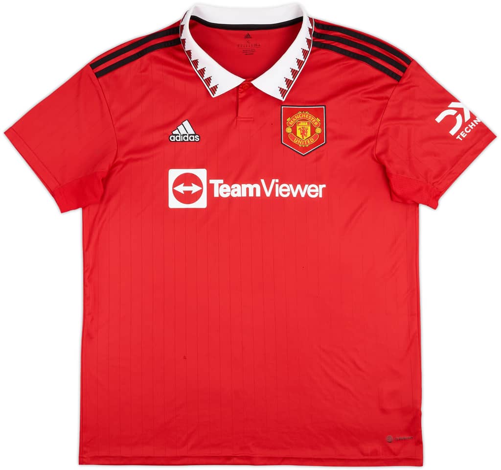 2022-23 Manchester United Home Shirt - 5/10 - (XL)