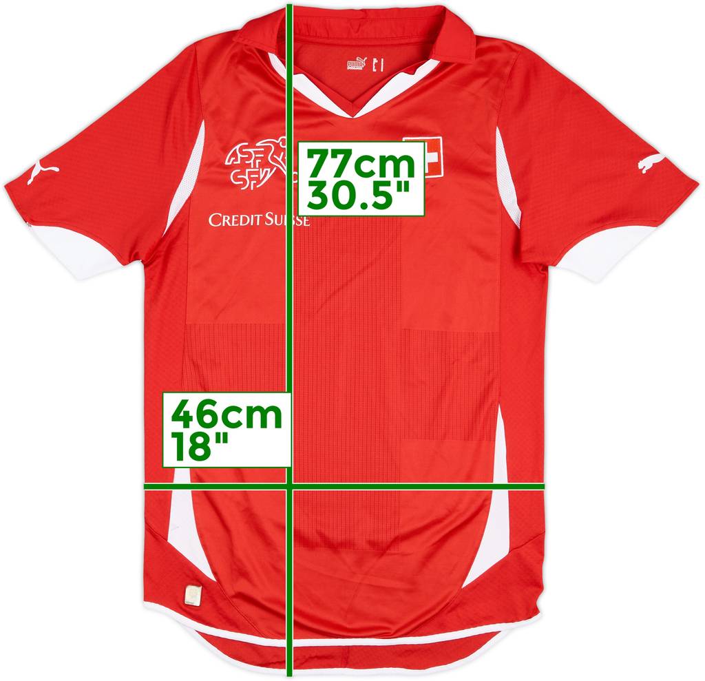 2010-11 Switzerland Home Shirt - 8/10 - (S)
