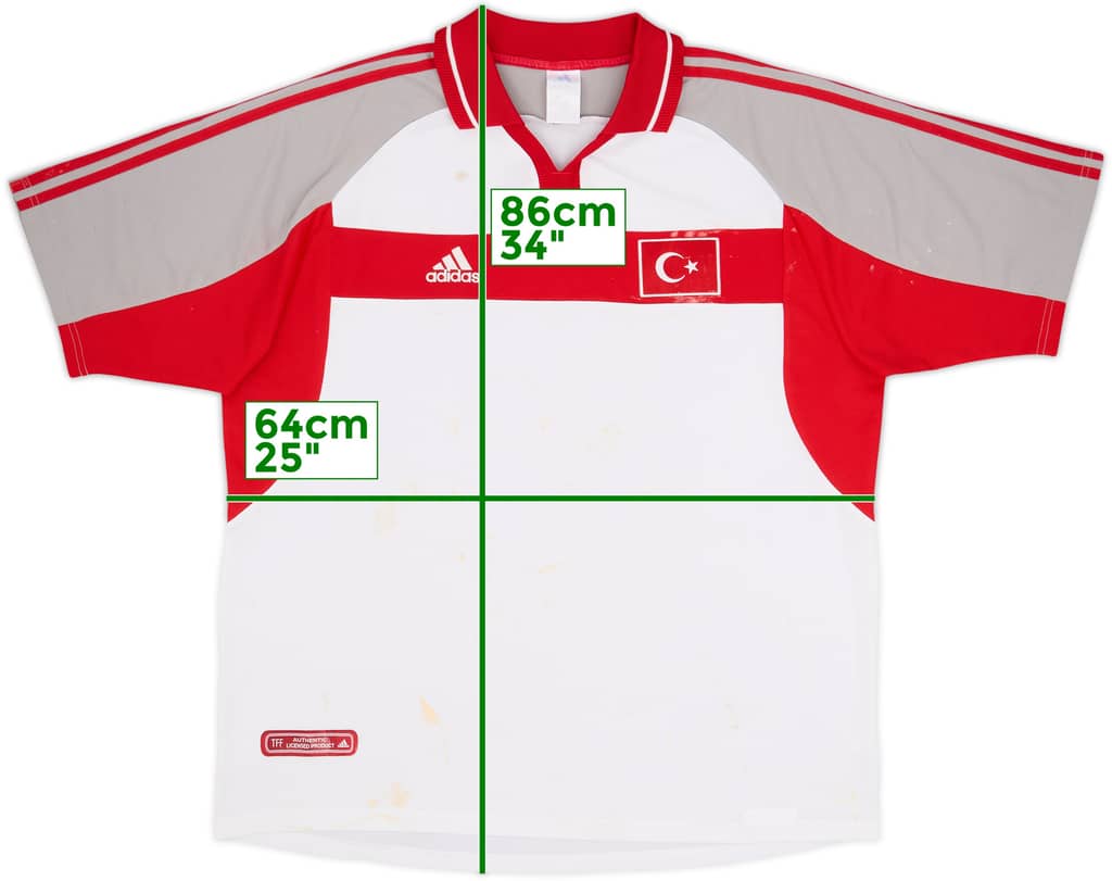 2000-02 Turkey Away Shirt - 4/10 - (XXL)