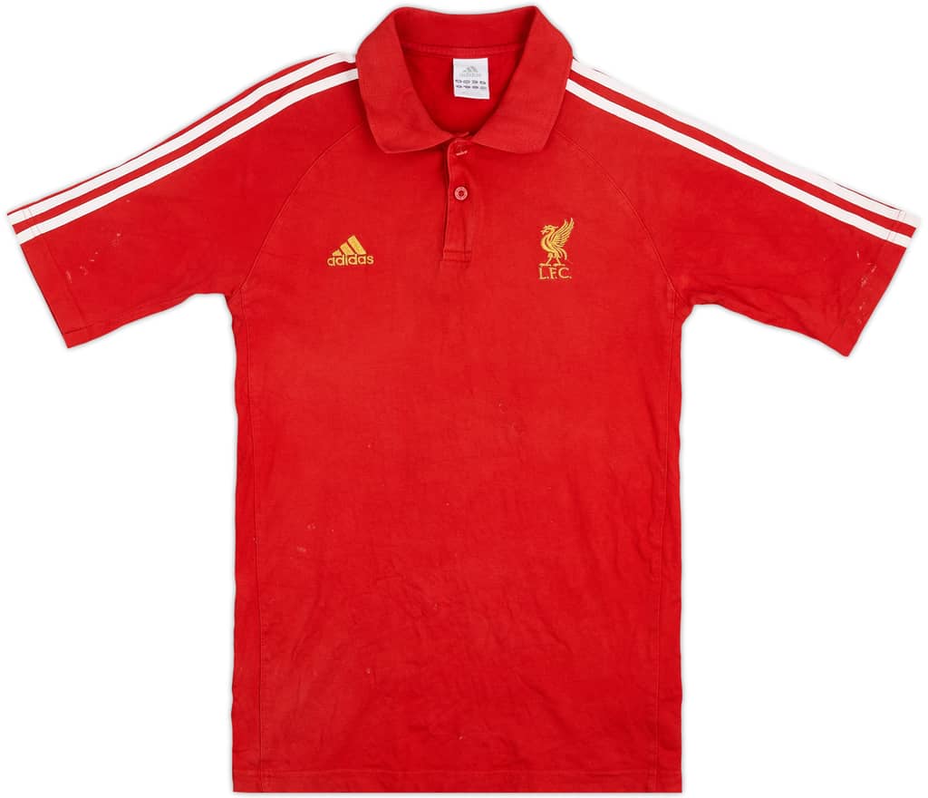 2007-08 Liverpool adidas Polo Shirt - 6/10 - (M)