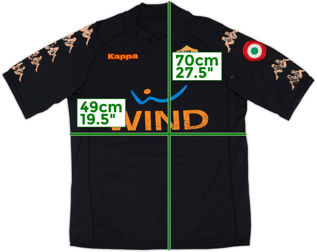 2008-09 Roma Camiseta Tercera - 5/10 - (L)