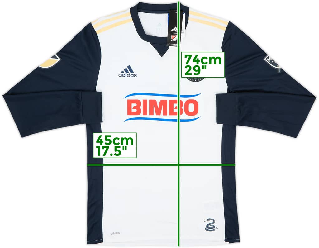 2018 Philadelphia Union Authentic Away L/S Shirt (M)