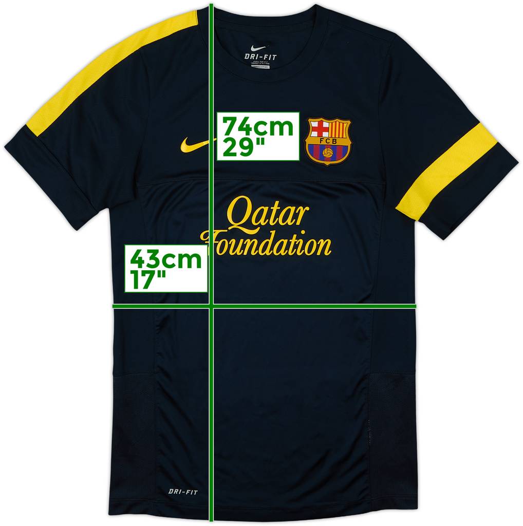 2012-13 Barcelona Nike Training Shirt - 8/10 - (S)