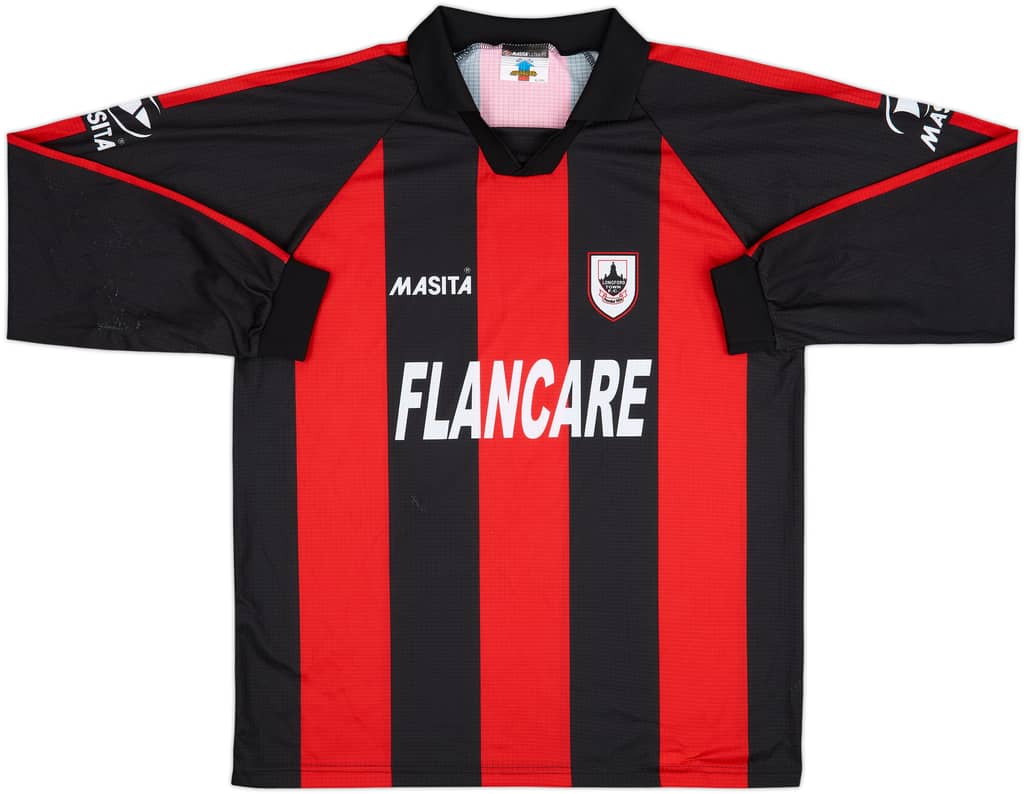2004-05 Longford Town Home L/S Shirt - 8/10 - (XL/XXL)