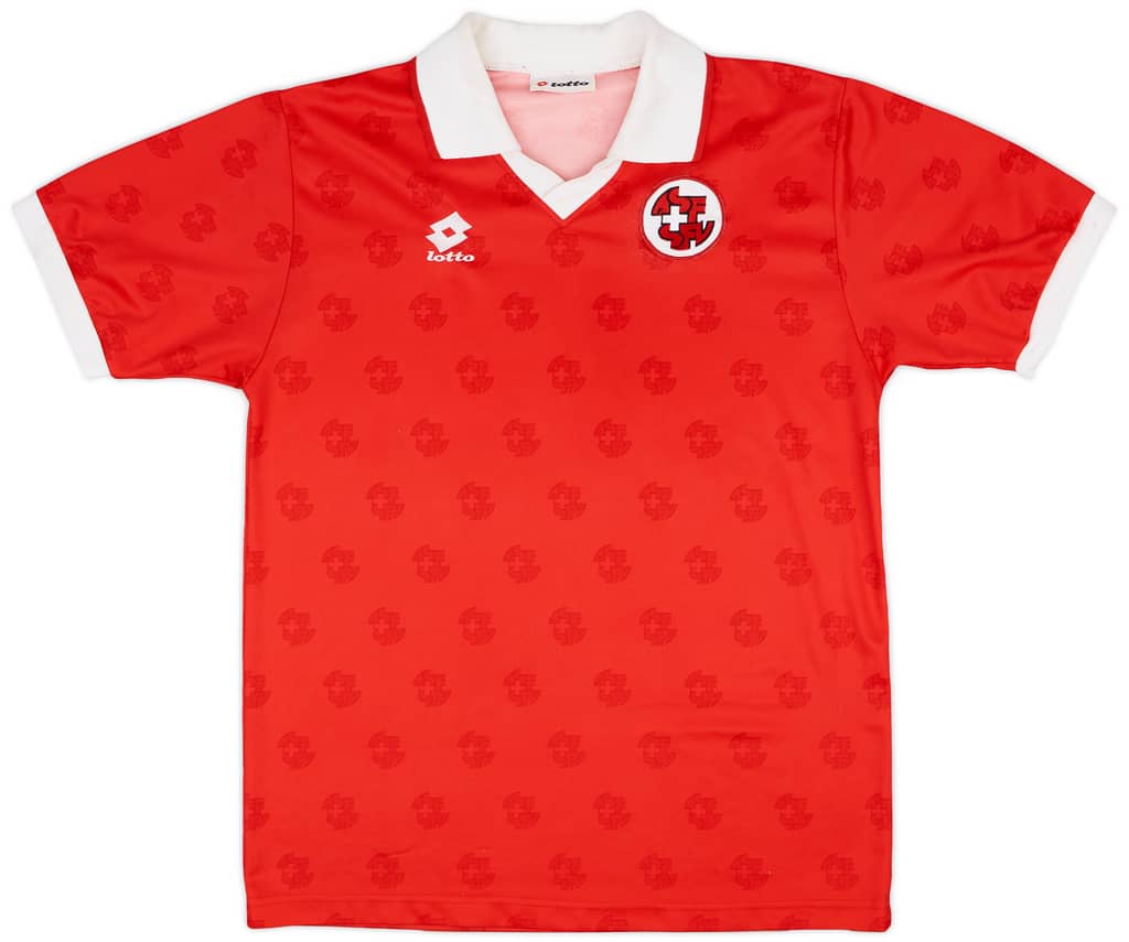 1994-95 Switzerland Match Issue Home Shirt #16