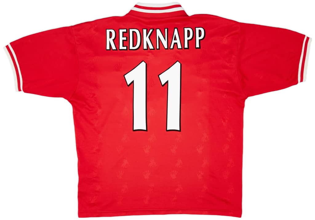 1996-98 Liverpool Home Shirt Redknapp #11 - 6/10 - (XL)