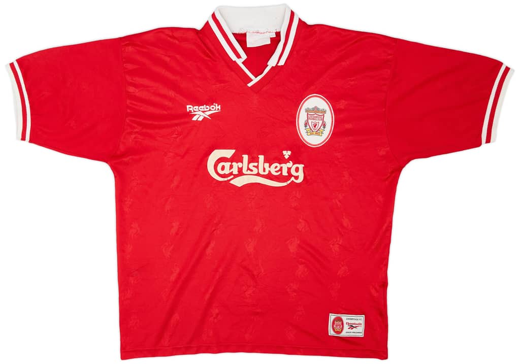 1996-98 Liverpool Home Shirt Redknapp #11 - 6/10 - (XL)