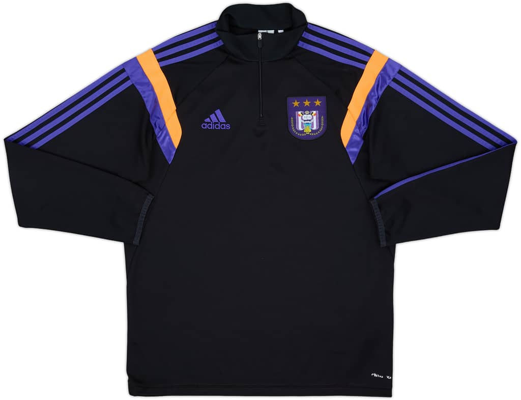 2014-15 Anderlecht adidas 1/4 Zip Drill Top - 8/10 - (L)