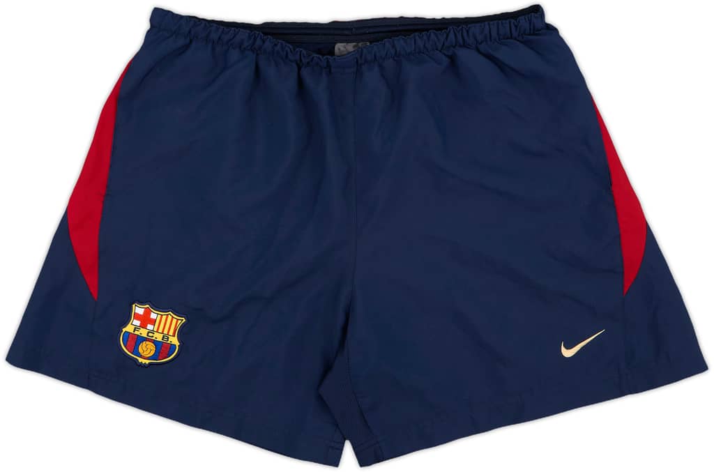 2004-05 Barcelona Nike Training Shorts - 9/10 - (XL)