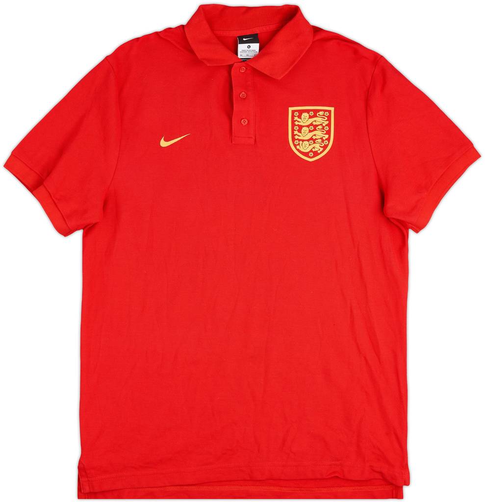 2014-16 England Nike Polo Shirt - 8/10 - (XL)