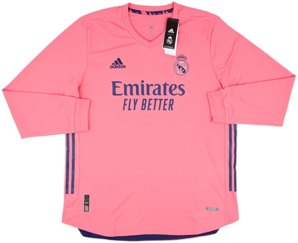 2020-21 Real Madrid Authentic Away L/S Shirt (XL)