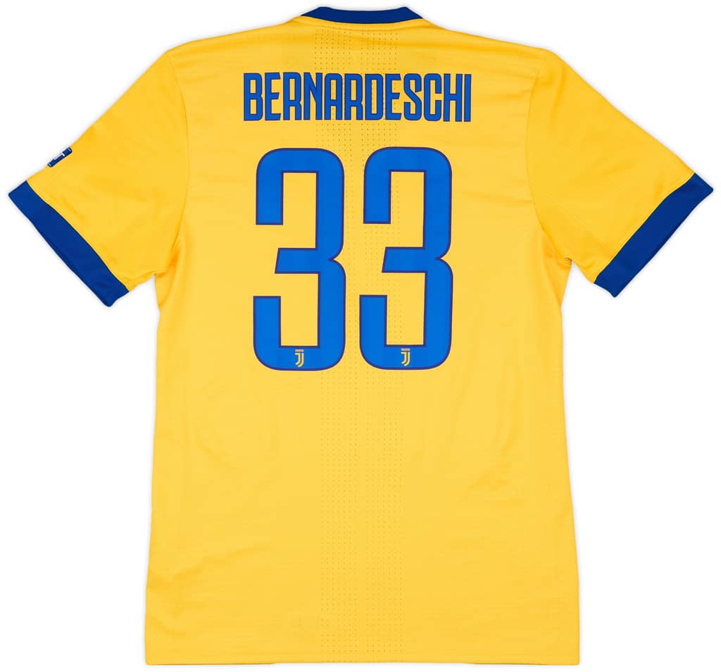 2017-18 Juventus Player Issue Champions League Away Shirt Bernardeschi #33 - 7/10 - (M|L)