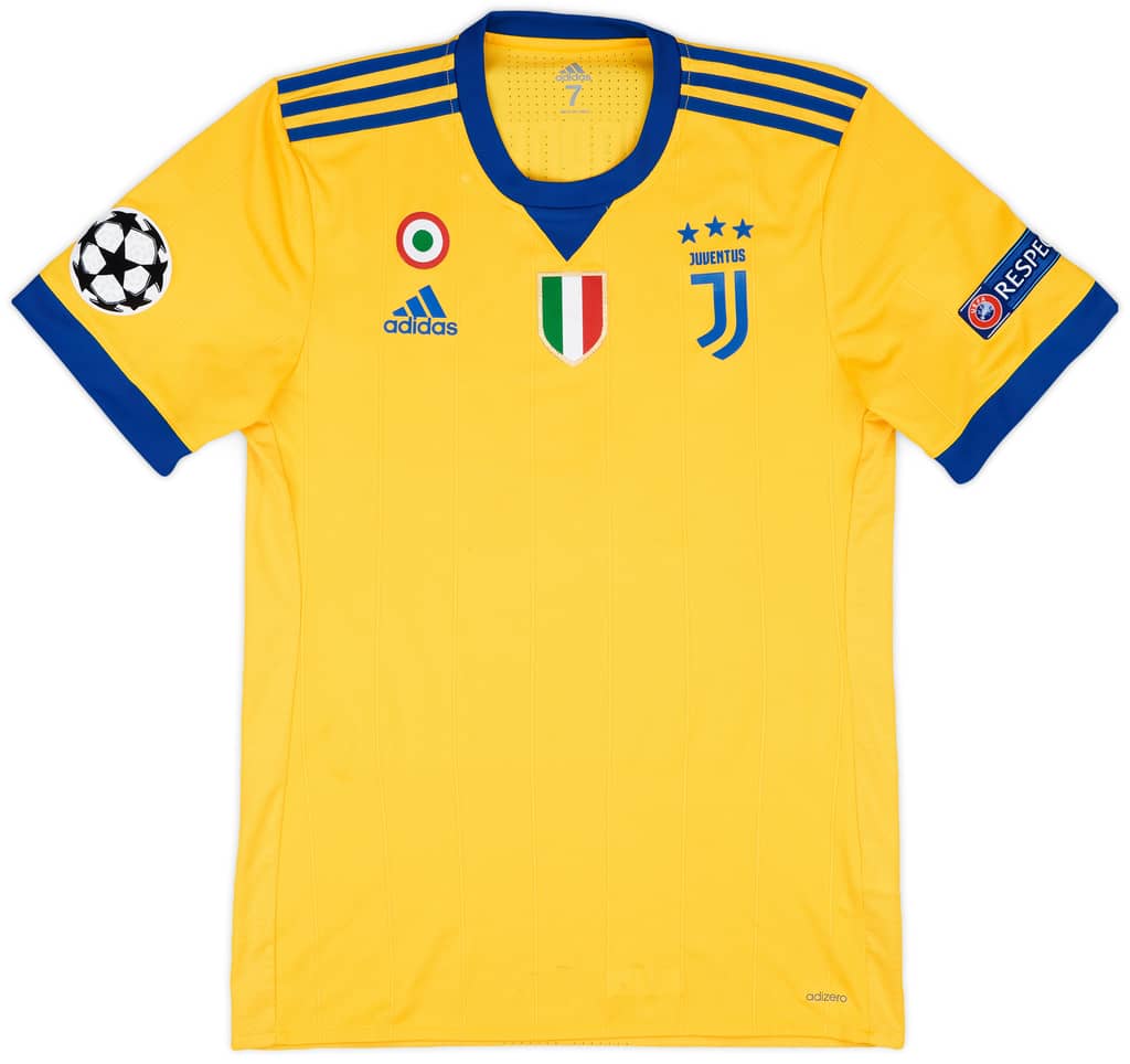 2017-18 Juventus Player Issue Champions League Away Shirt Bernardeschi #33 - 7/10 - (M|L)