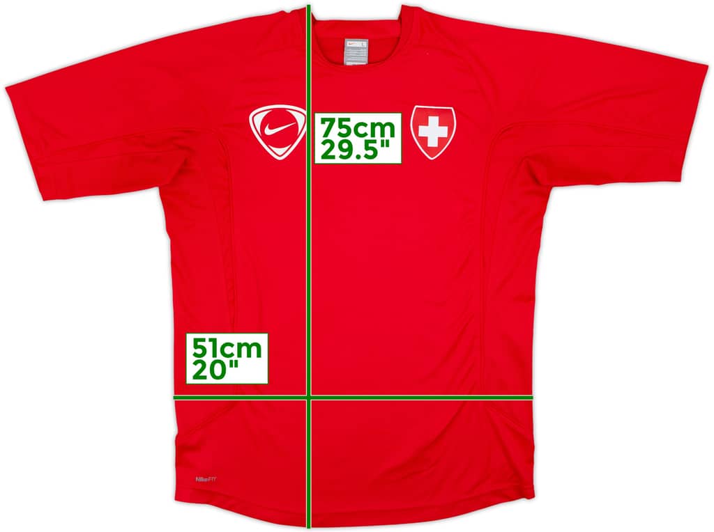 2007-08 Switzerland Nike Training Shirt - 8/10 - (L)