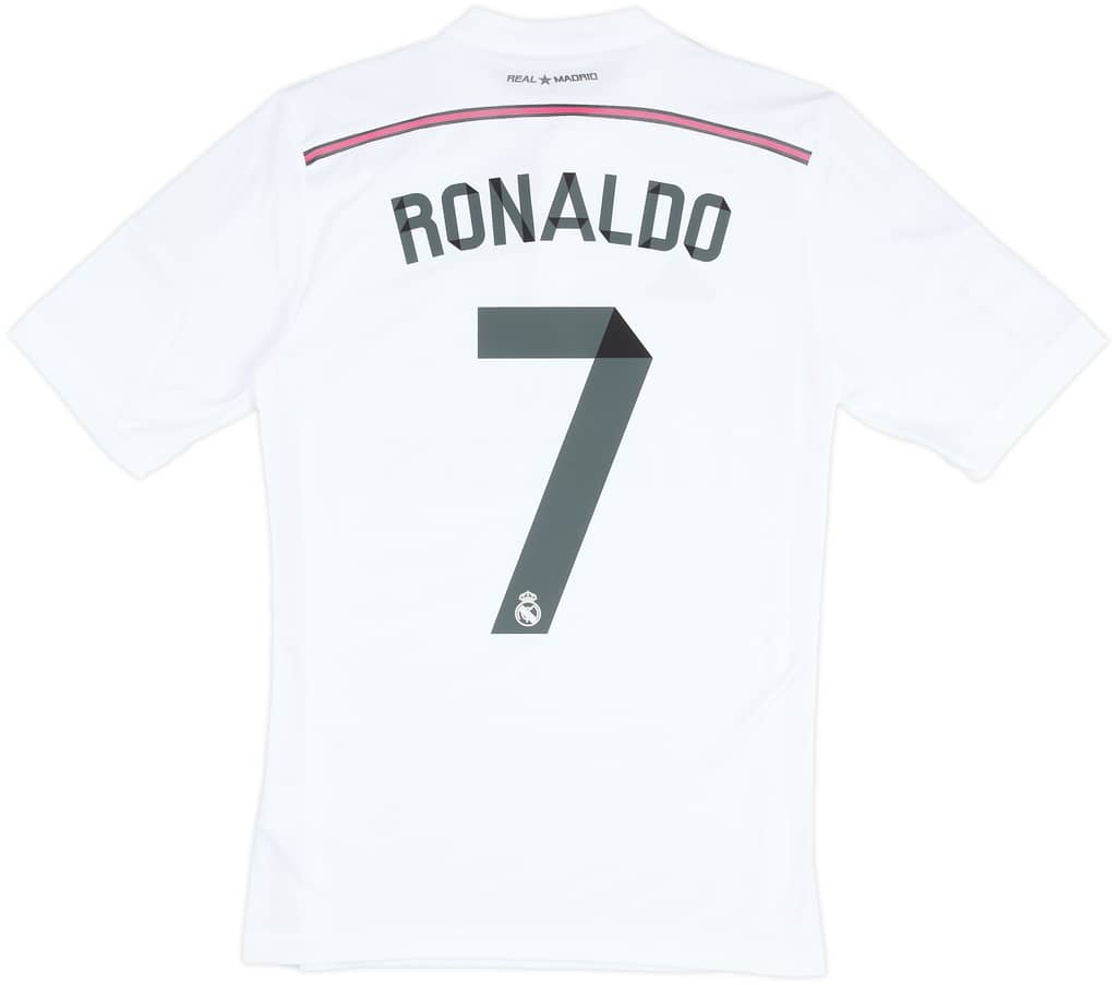 2014-15 Real Madrid Home Shirt Ronaldo #7 - 6/10 - (S)