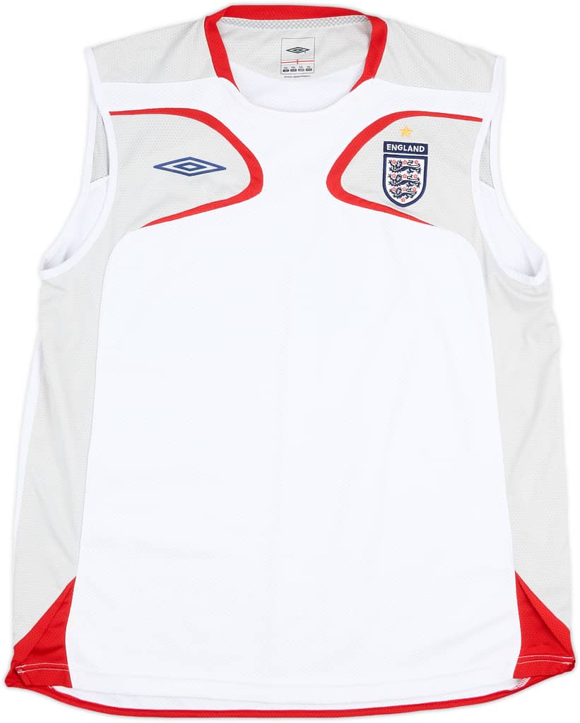2007-08 England Umbro Training Vest - 7/10 - (XXL)